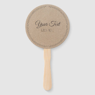 Handmade Product Vintage Simple Trendy Kraft Paper Hand Fan