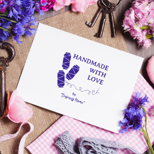 Handmade Quote Threads Reel Sewing Elements Rubber Stamp