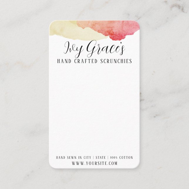 Handmade Scrunchie Card (Front)