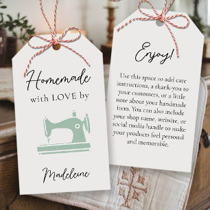 Handmade Sewing Artisan Crafter Quilter Sage Label