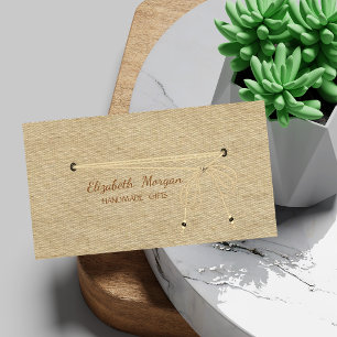 Handmade Simple Rustic Minimalist Business Card