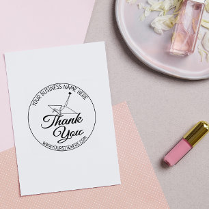 Handmade Small Business Thank You  Rubber Stamp