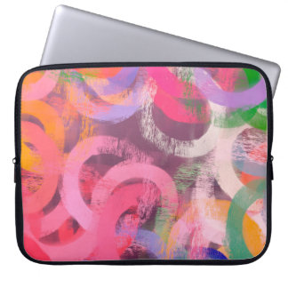Handmade surreal abstract pattern. Modern artistic Laptop Sleeve