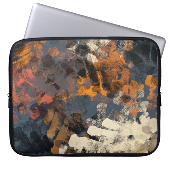 Handmade surreal abstract pattern. Modern artistic Laptop Sleeve (Front)