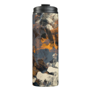 Handmade surreal abstract pattern. Modern artistic Thermal Tumbler