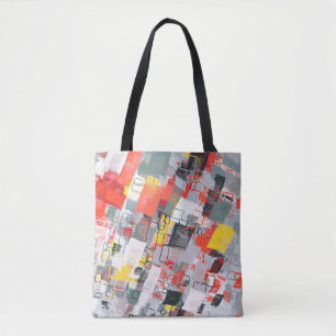 Handmade surreal abstract pattern. Modern artistic Tote Bag