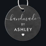 Handmade Tags, Custom Craft Shop Tag, Chalkboard<br><div class="desc">These are the perfect little gift tags. You can customise front and back text.</div>