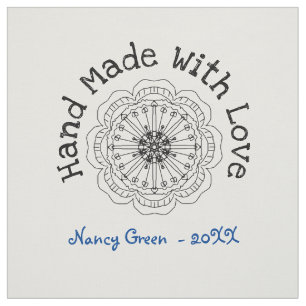 Handmade Uncut Personalised Quilt Sewing Labels Fabric