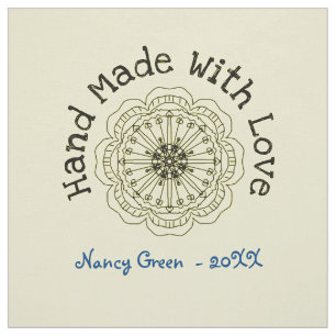 Handmade Uncut Personalised Quilt Sewing Labels  Fabric