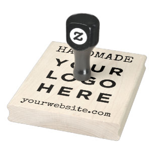 Handmade Website Your Business Logo Custom Rubber Stamp