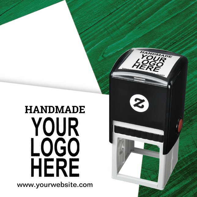 Handmade Website Your Business Logo Custom Self-inking Stamp (Creator Uploaded)