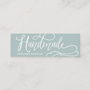 Handmade whimsical script product Card