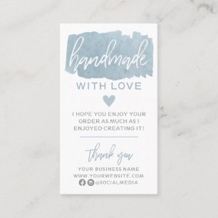 Handmade With Love Business Card