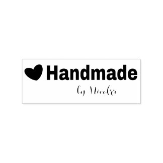 handmade with love by rubber stamp