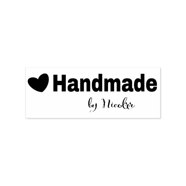 handmade with love by rubber stamp (Imprint)