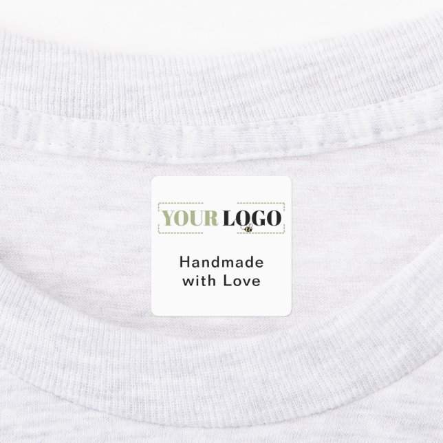 Handmade with Love Company Logo Clothing Garment (Affixed)