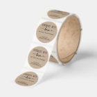 Handmade with Love Country Kraft Look Labels
