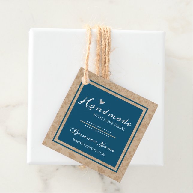 Handmade with Love Custom Business Label (In Situ)