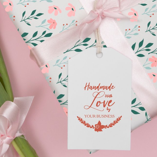 Handmade With Love Design For Artisan Items Rubber Stamp (Creator Uploaded)