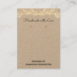 Handmade with Love Earring Display Product Cards