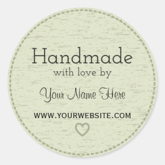 Handmade with Love | Handmade Business Stickers
