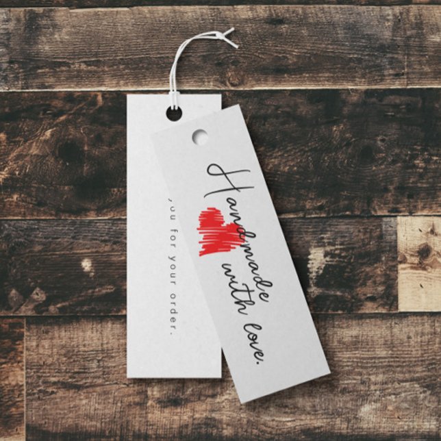 Handmade With Love Hang Tag Cards (Creator Uploaded)