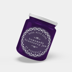 Handmade With Love Jam Label Canning Sticker