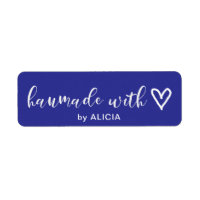 Handmade with Love | Pastel Monogram Label