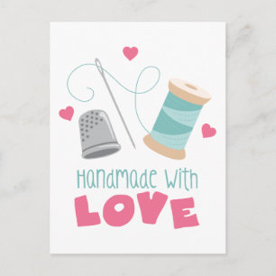 Handmade with Love Postcard