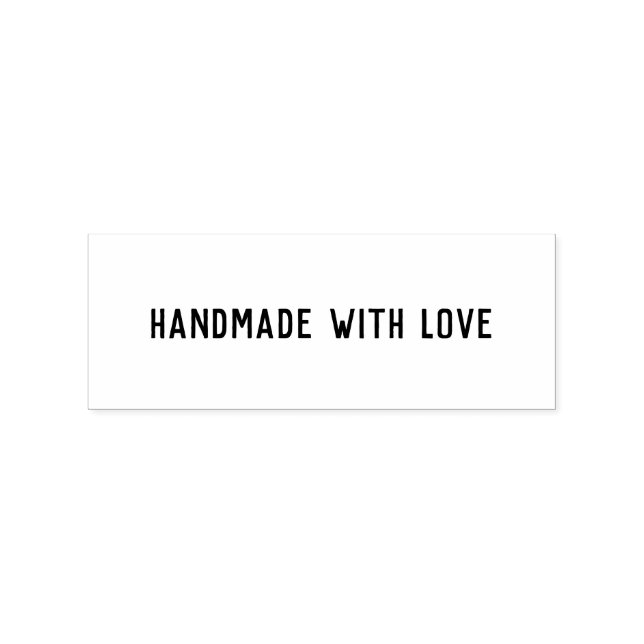 'Handmade with love' rubber stamp (Imprint)