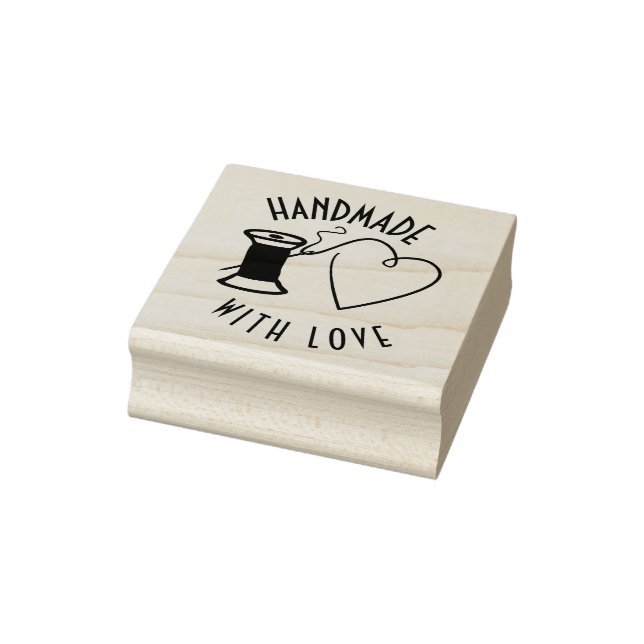 Handmade with love rubber stamp (Stamp)