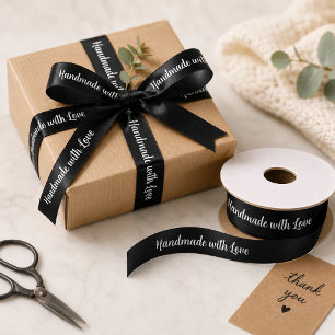 Handmade with Love Satin Ribbon
