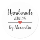 Handmade with love simple script custom