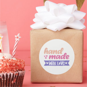 Handmade With Love - Small Business Sticker