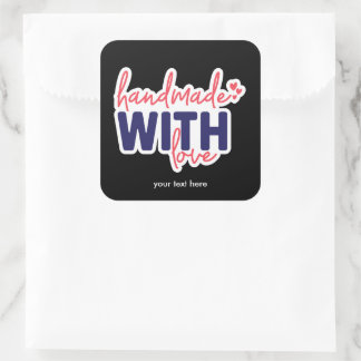 Handmade with love sticker