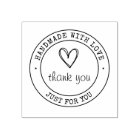 Handmade With Love Thank You Product Stamp