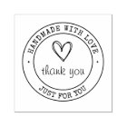Handmade With Love Thank You Product Stamp