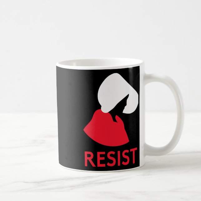 Handmaid Resist Feminist Protest  Coffee Mug (Right)