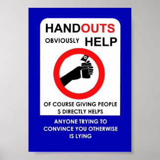 Handouts Obviously Help Poster