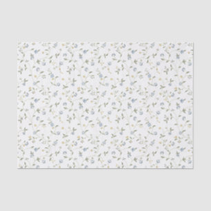 Handpainted Floral Tissue Paper