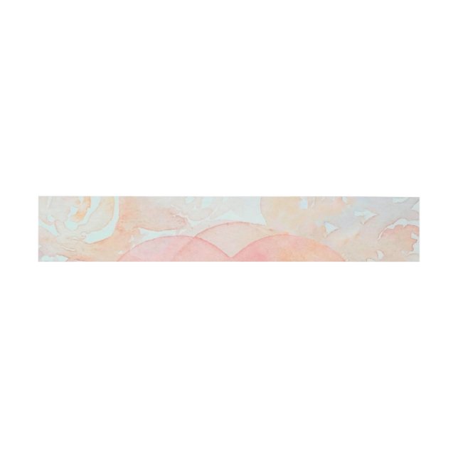 Handpainted Goddess Heart Invitation Belly Band (Flat)