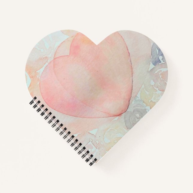 Handpainted Goddess Heart Notebook (Front)