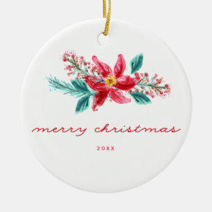 Handpainted Personalised Christmas Ornament