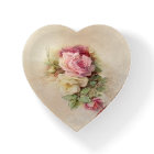 Handpainted Style Vintage Pink and White Roses