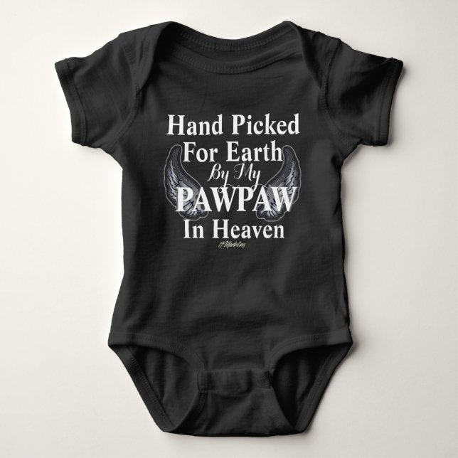 Handpicked from Heaven bY My baby infant outfit Bodysuit (Front)