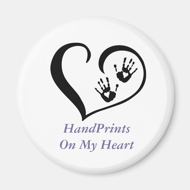 HandPrint logo kitchen magnet (Front)