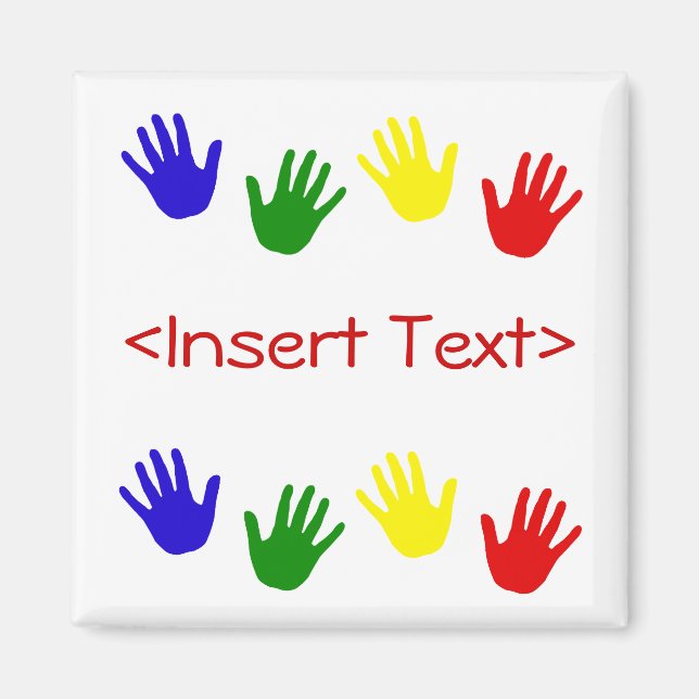 Handprints Magnet (Front)