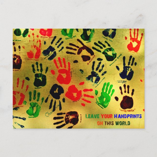 Handprints Postcard (Front)