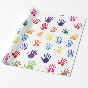 Handprints Wrapping Paper