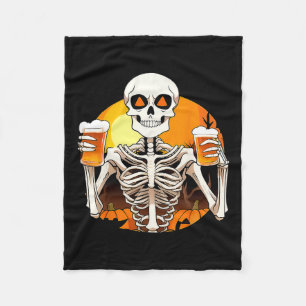 Hands Beer Funny Drinking Halloween Women's Fleece Blanket